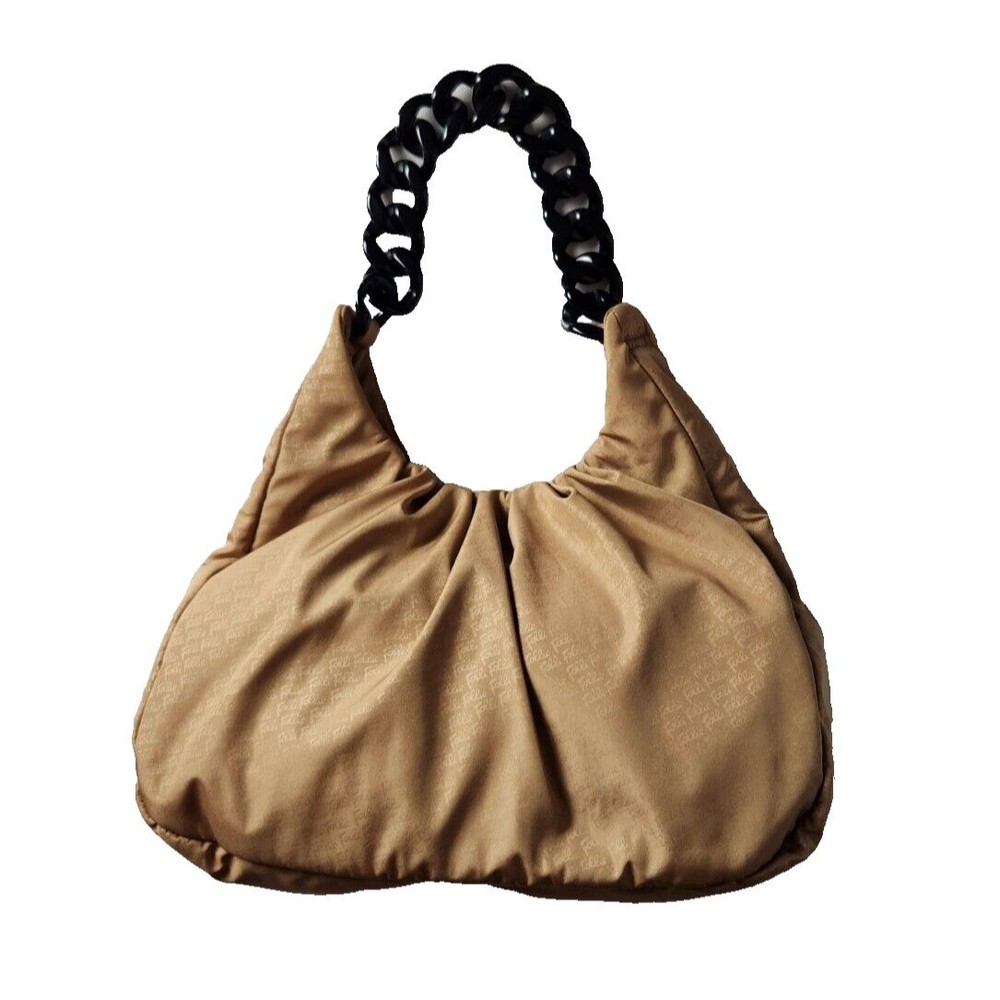 Folli Follie Tan Vintage Purse Handbag Tote Dustbag New